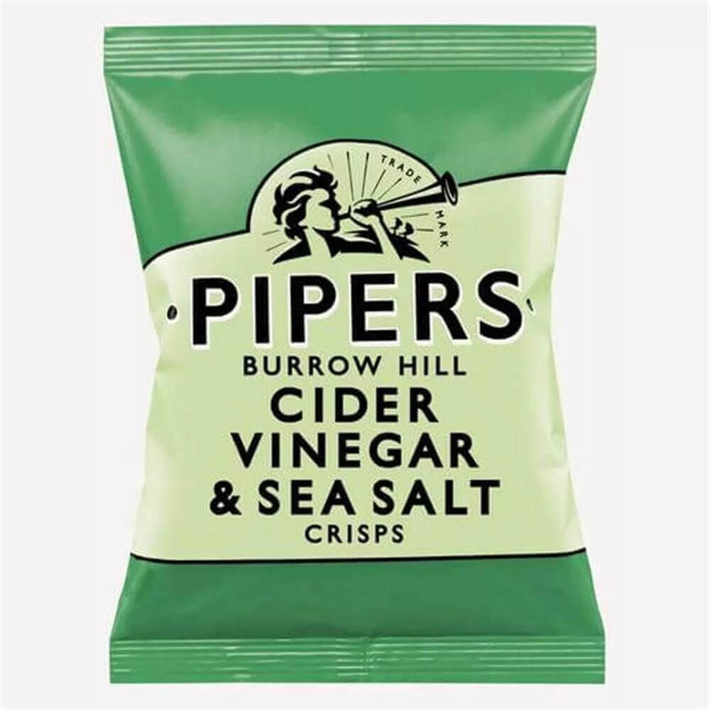 Pipers Cider Vinegar and Sea Salt Crisps 40G